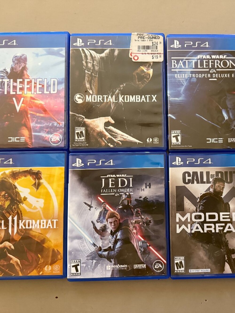 PS4 Action Game Lot — 7 Games, Amazing Deal!
